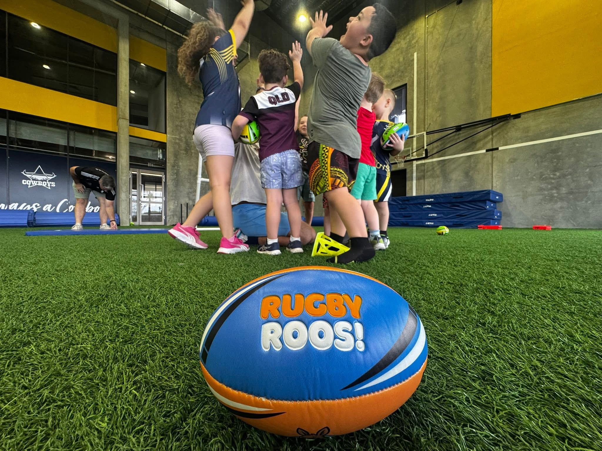 Rugby Roos session action shot