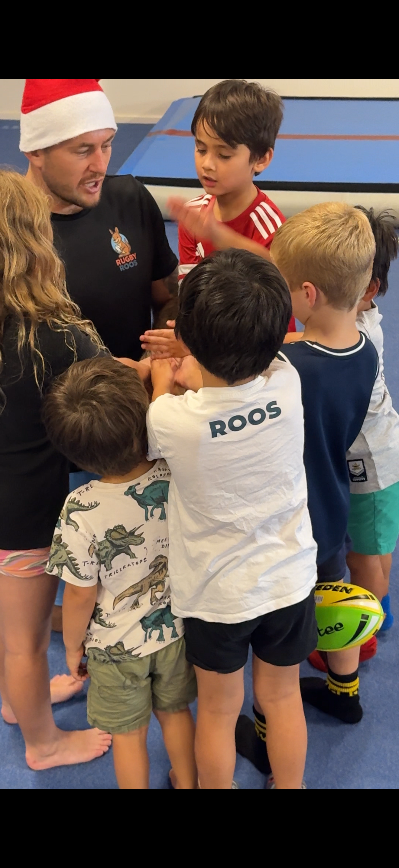 Rugby Roos session action shot