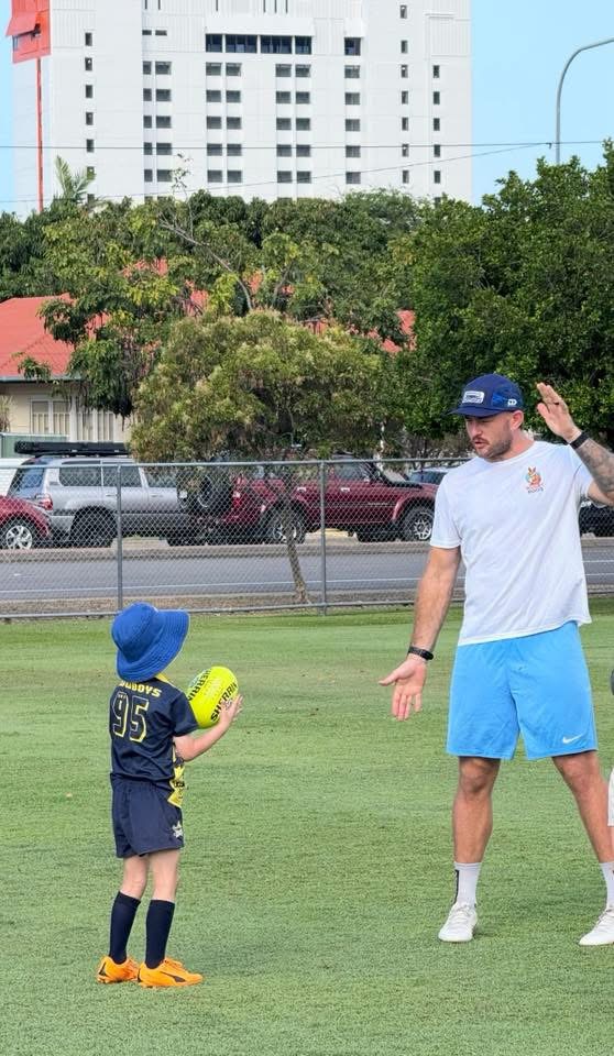 Rugby Roos session action shot