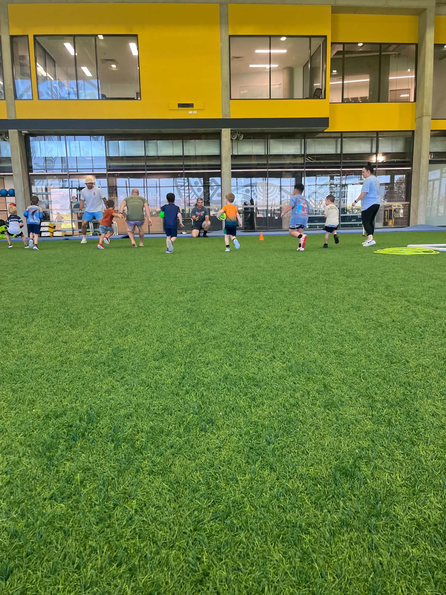 Rugby Roos session action shot