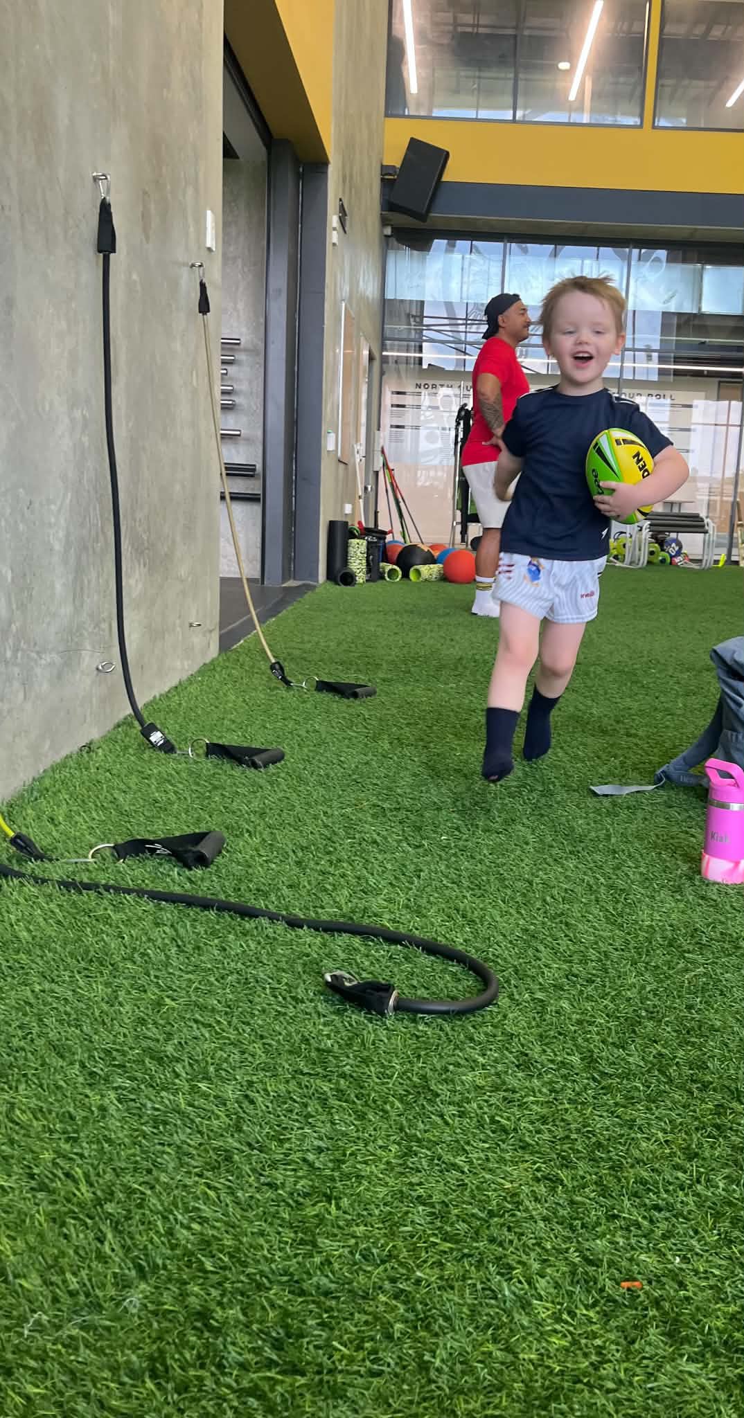 Rugby Roos session action shot