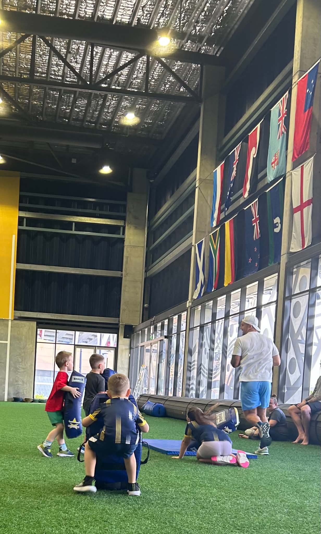 Rugby Roos session action shot