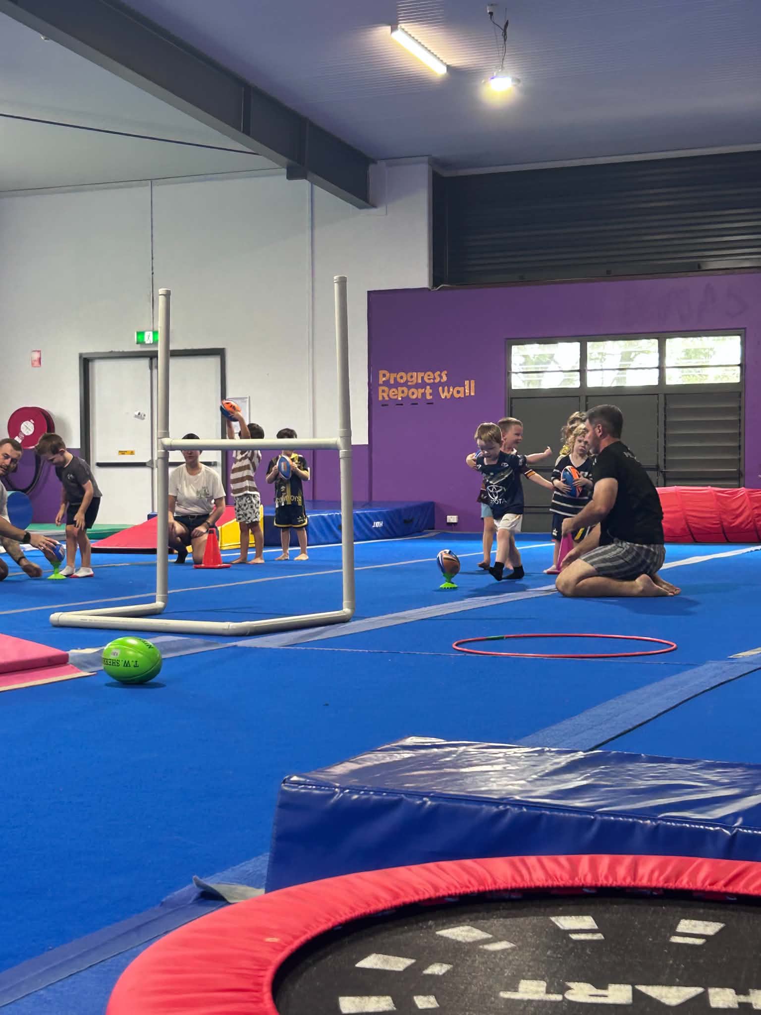 Rugby Roos session action shot