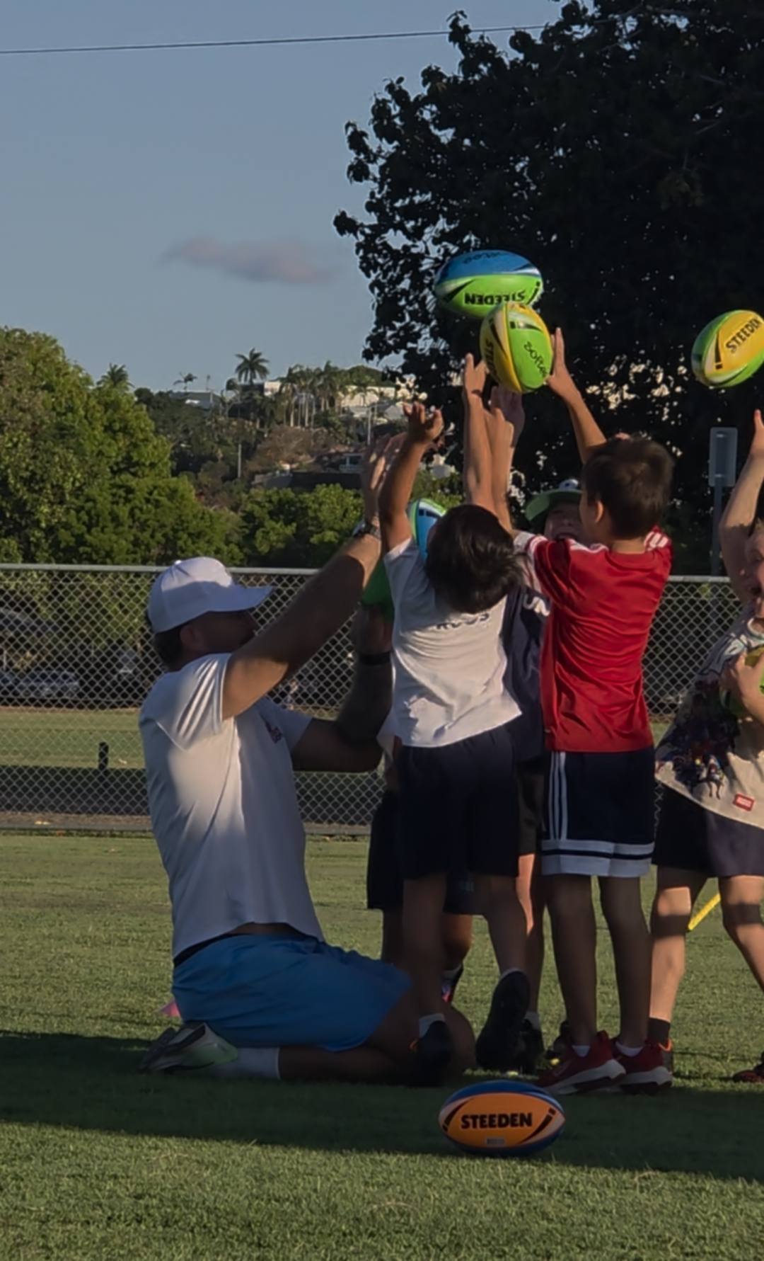 Rugby Roos session action shot