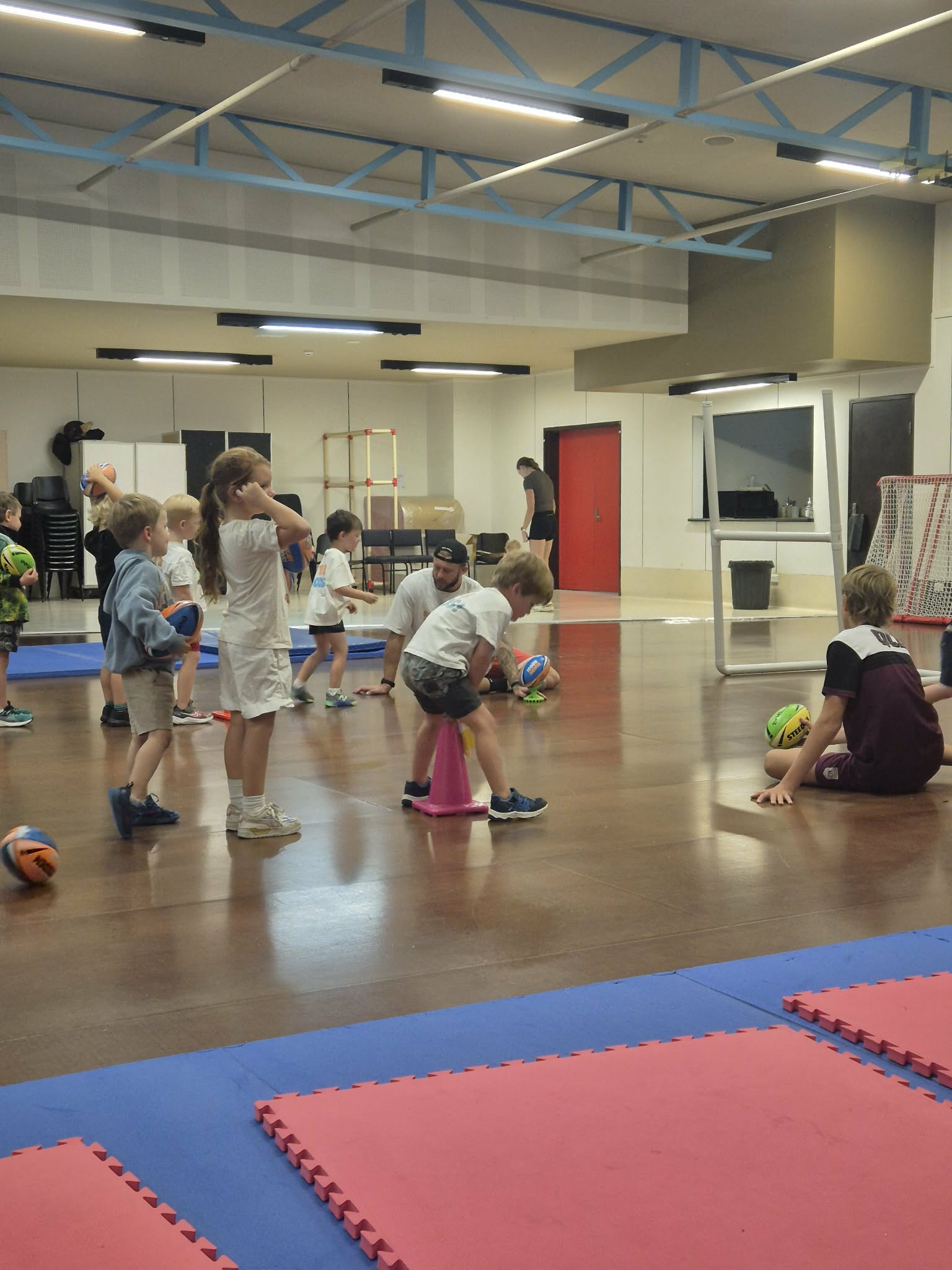 Rugby Roos session action shot