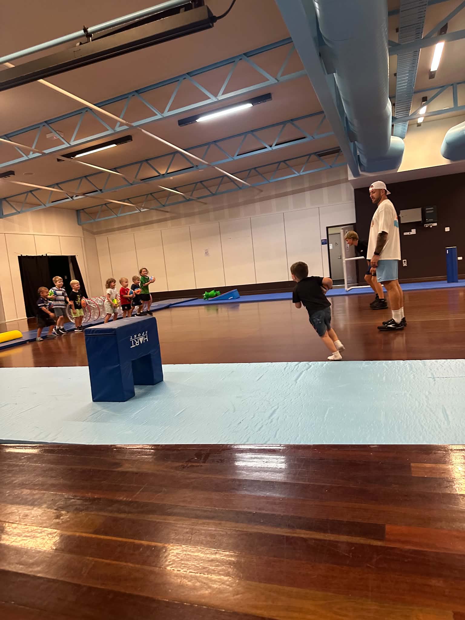 Rugby Roos session action shot