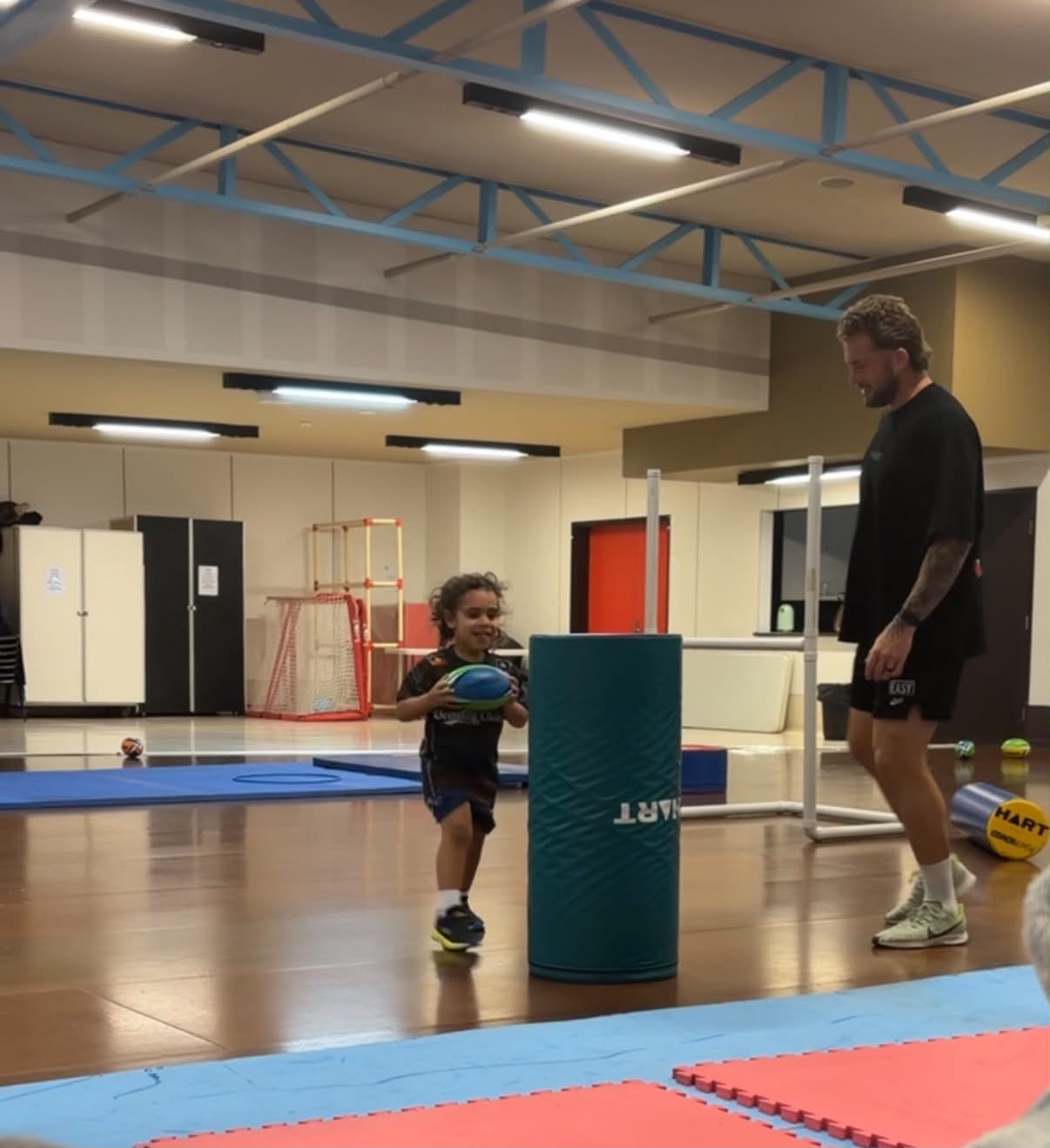 Rugby Roos session action shot
