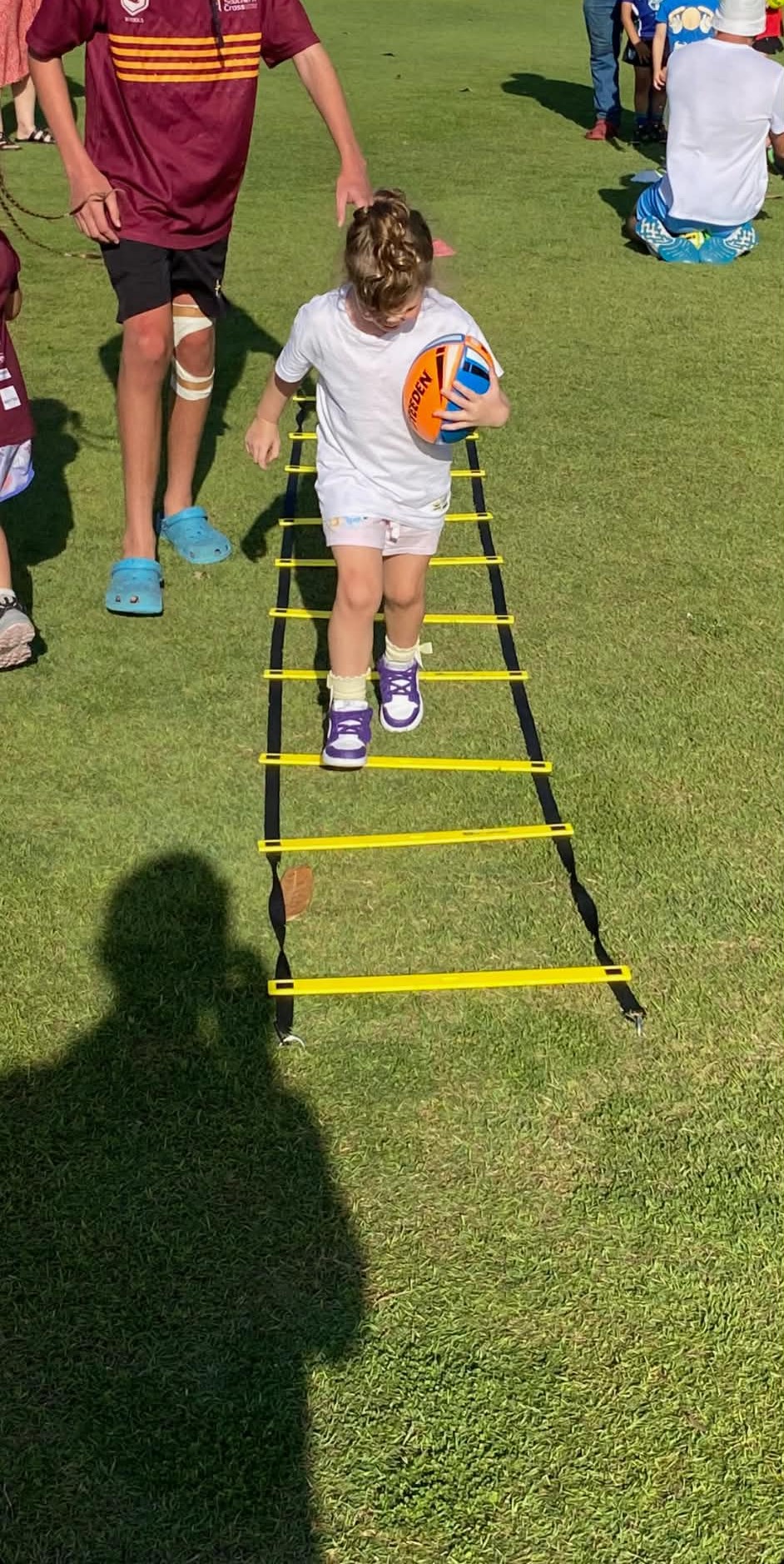 Rugby Roos session action shot