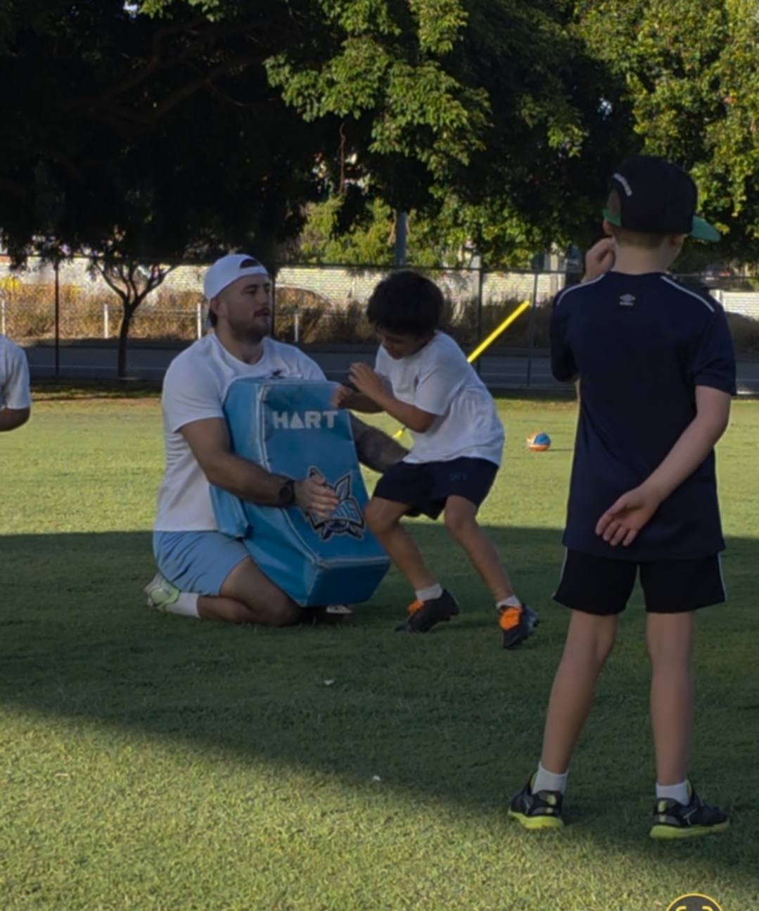 Rugby Roos session action shot