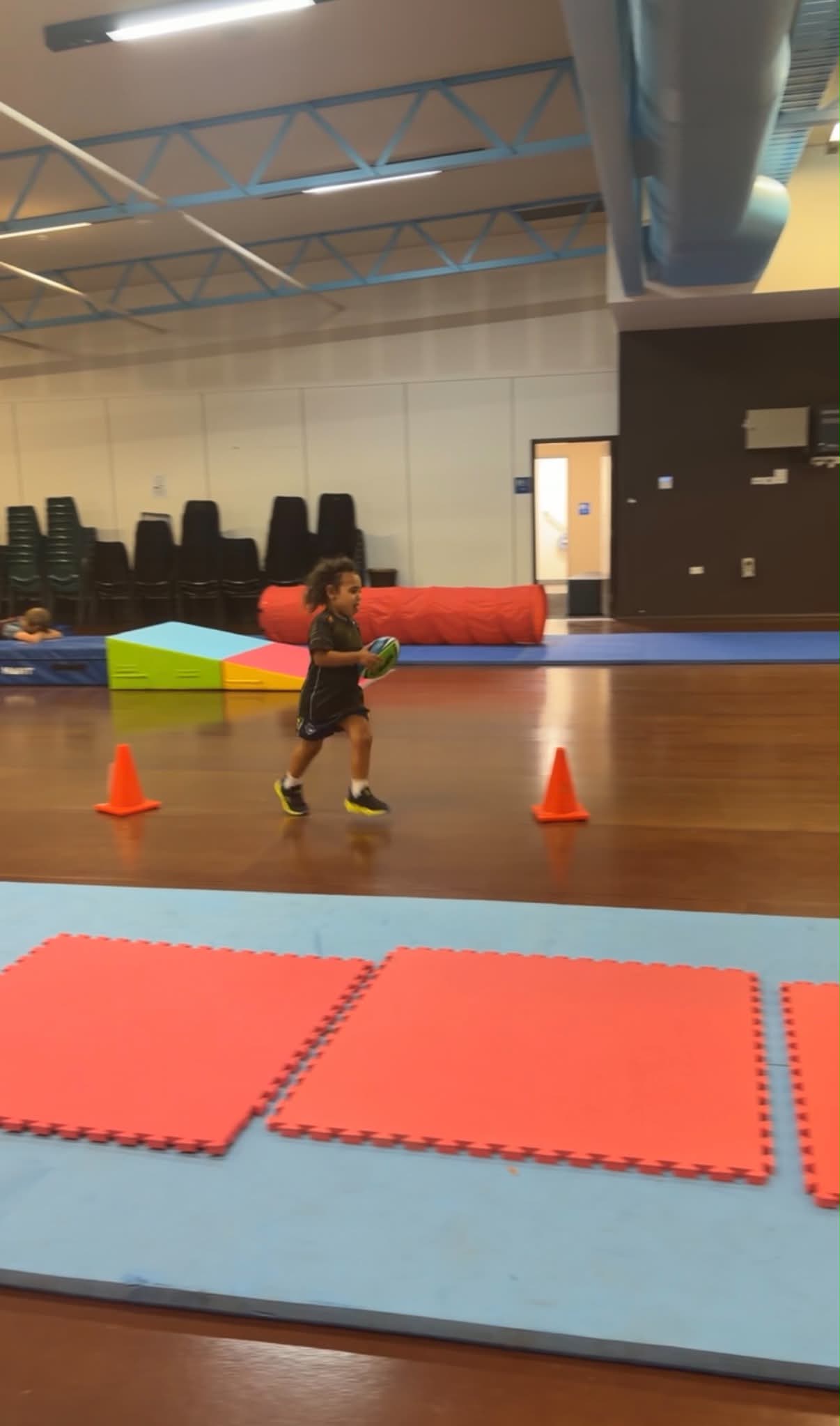 Rugby Roos session action shot