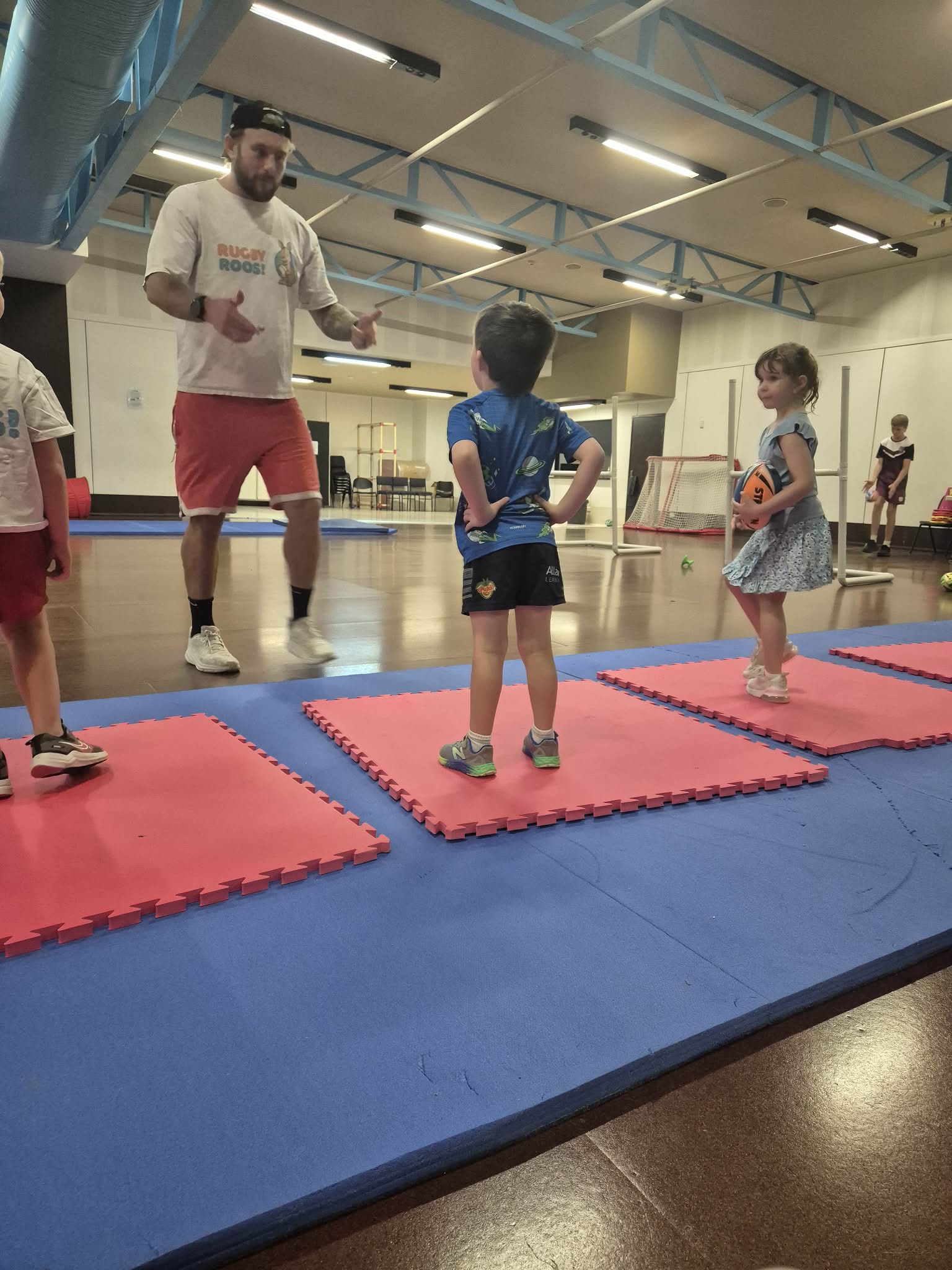 Rugby Roos session action shot