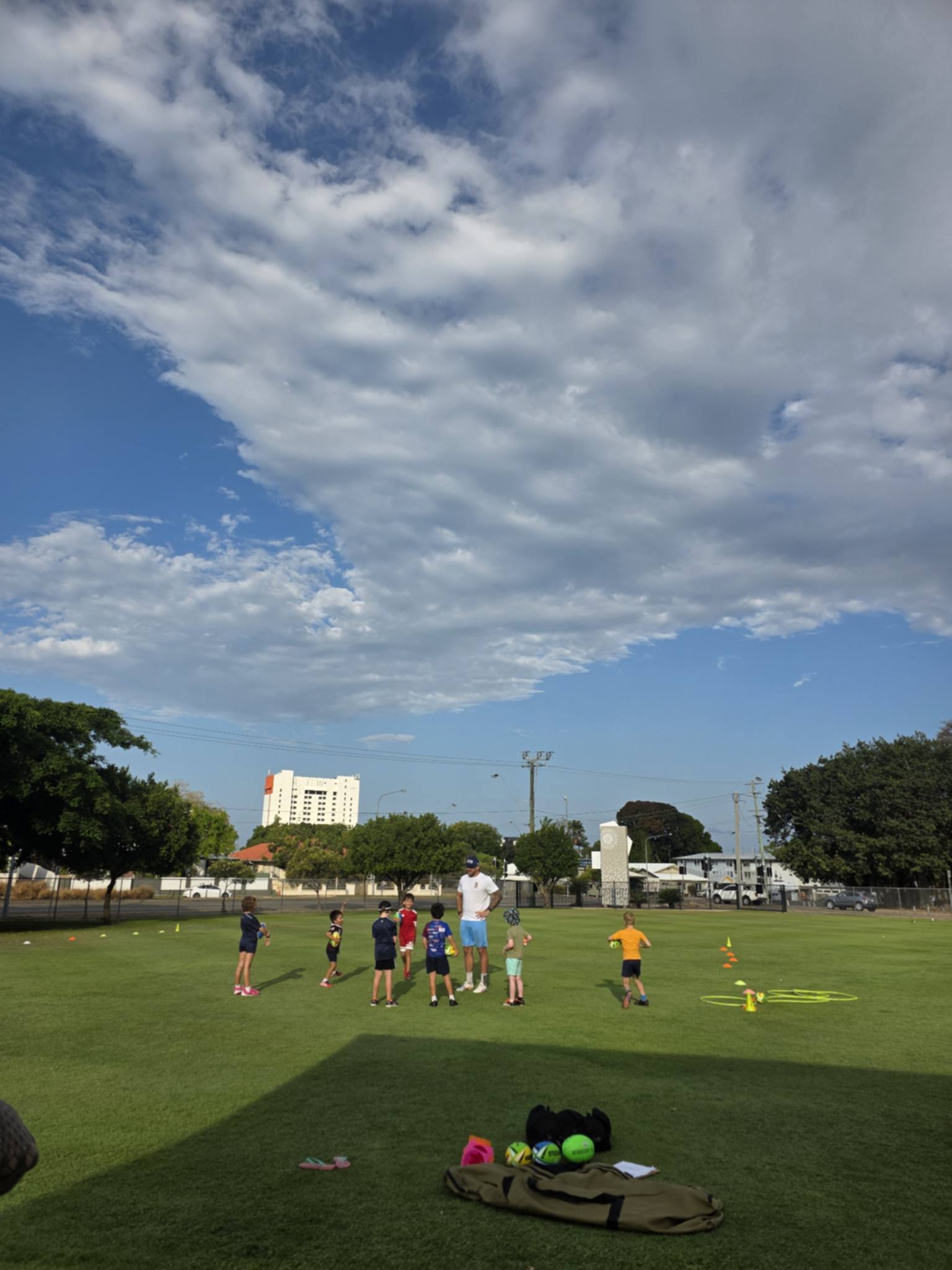 Rugby Roos session action shot