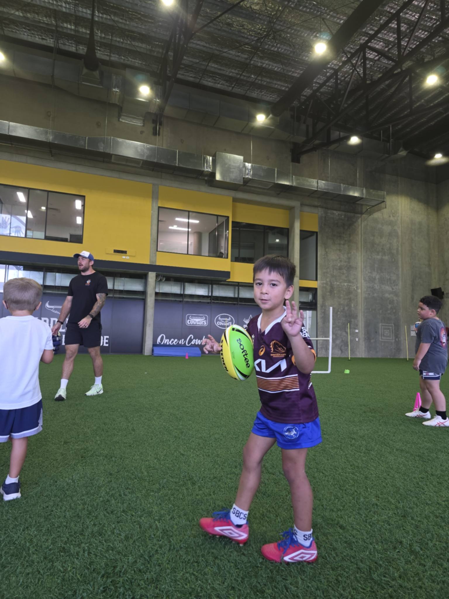 Rugby Roos session action shot