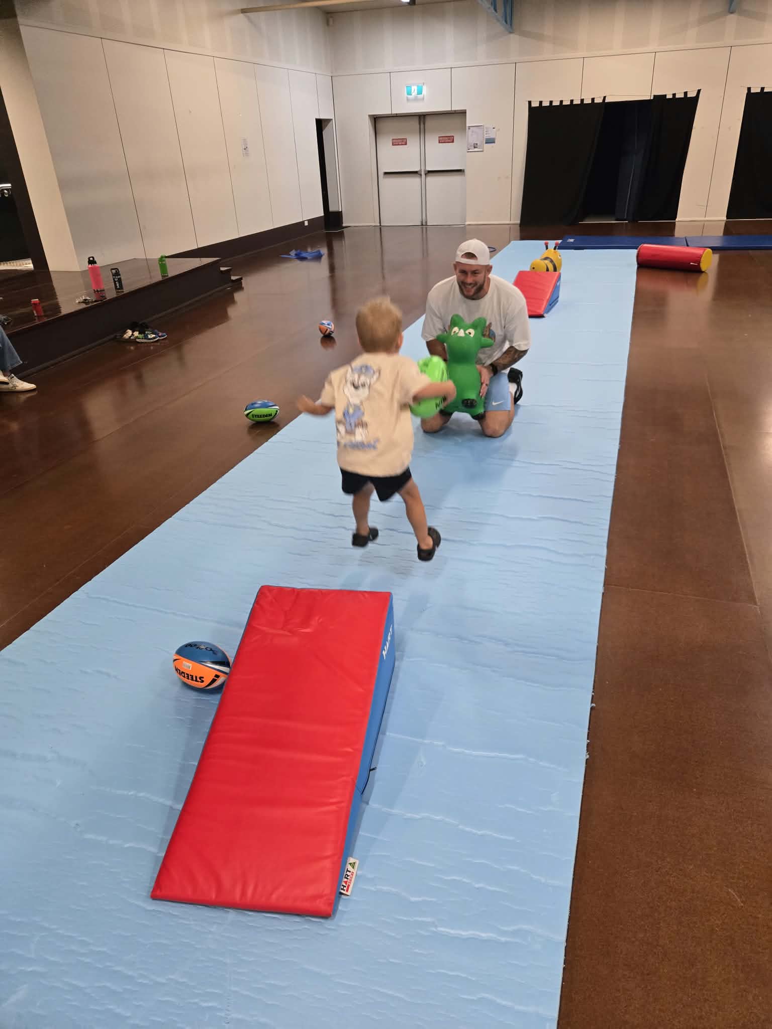 Rugby Roos session action shot
