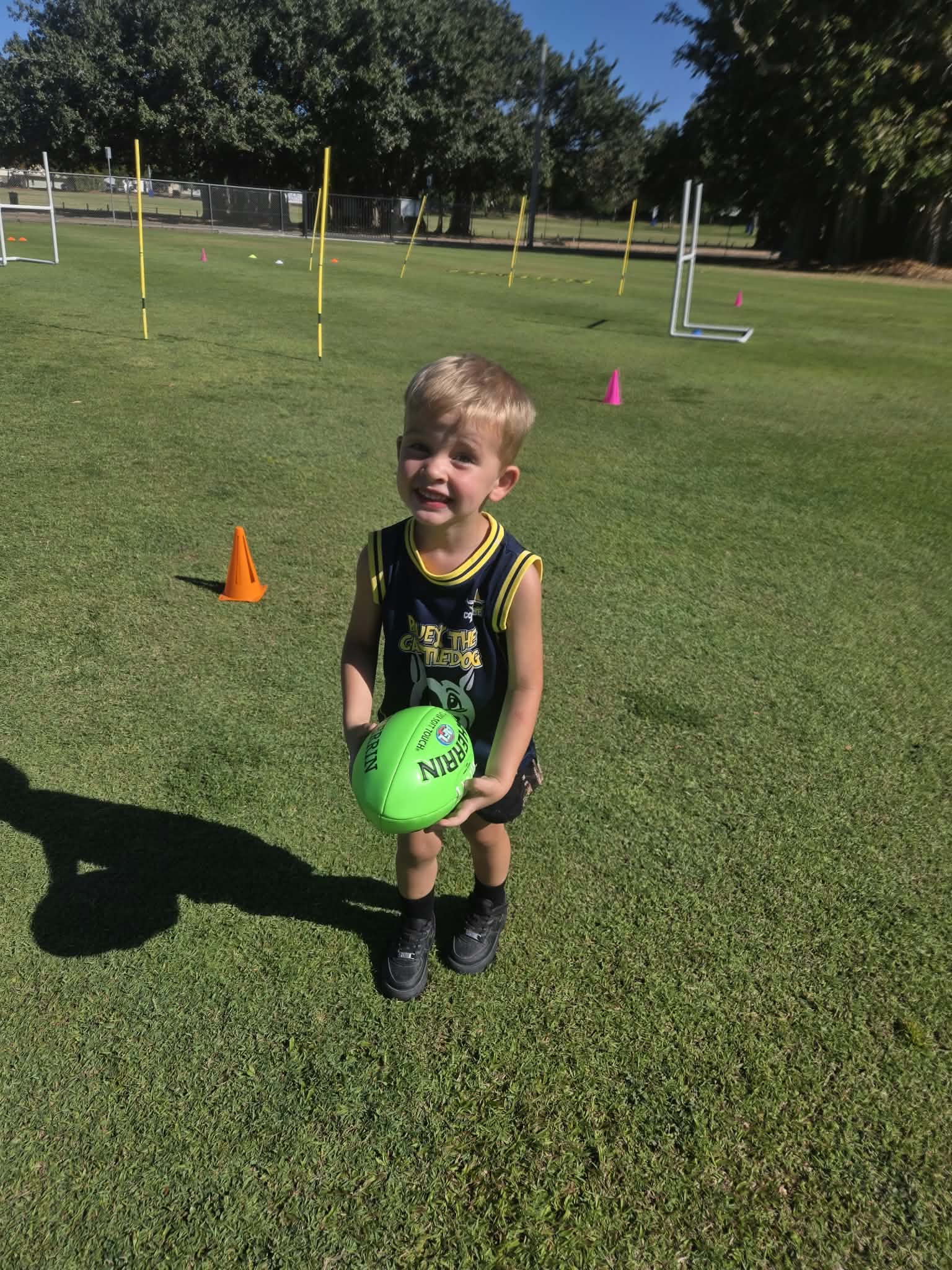 Rugby Roos session action shot