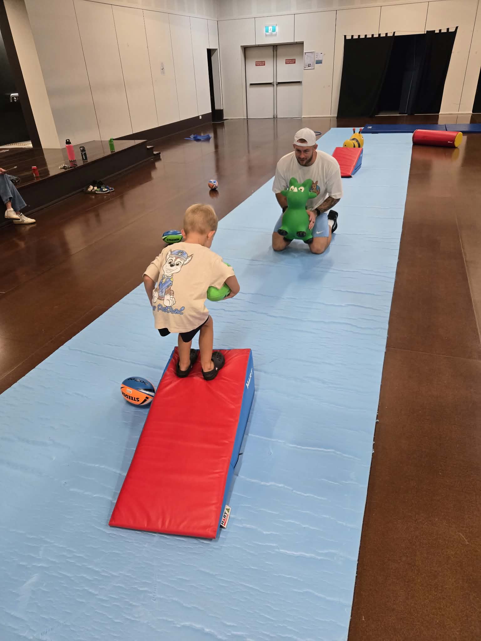 Rugby Roos session action shot